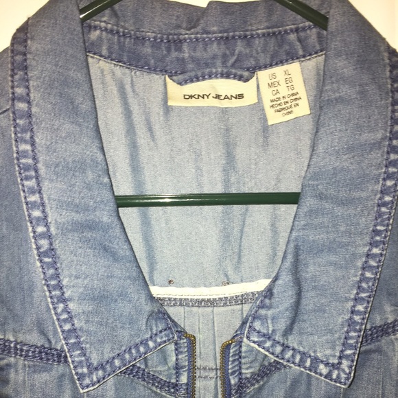 DKNY JEANS ZIPPER DRESS- worn once! - Picture 2 of 4